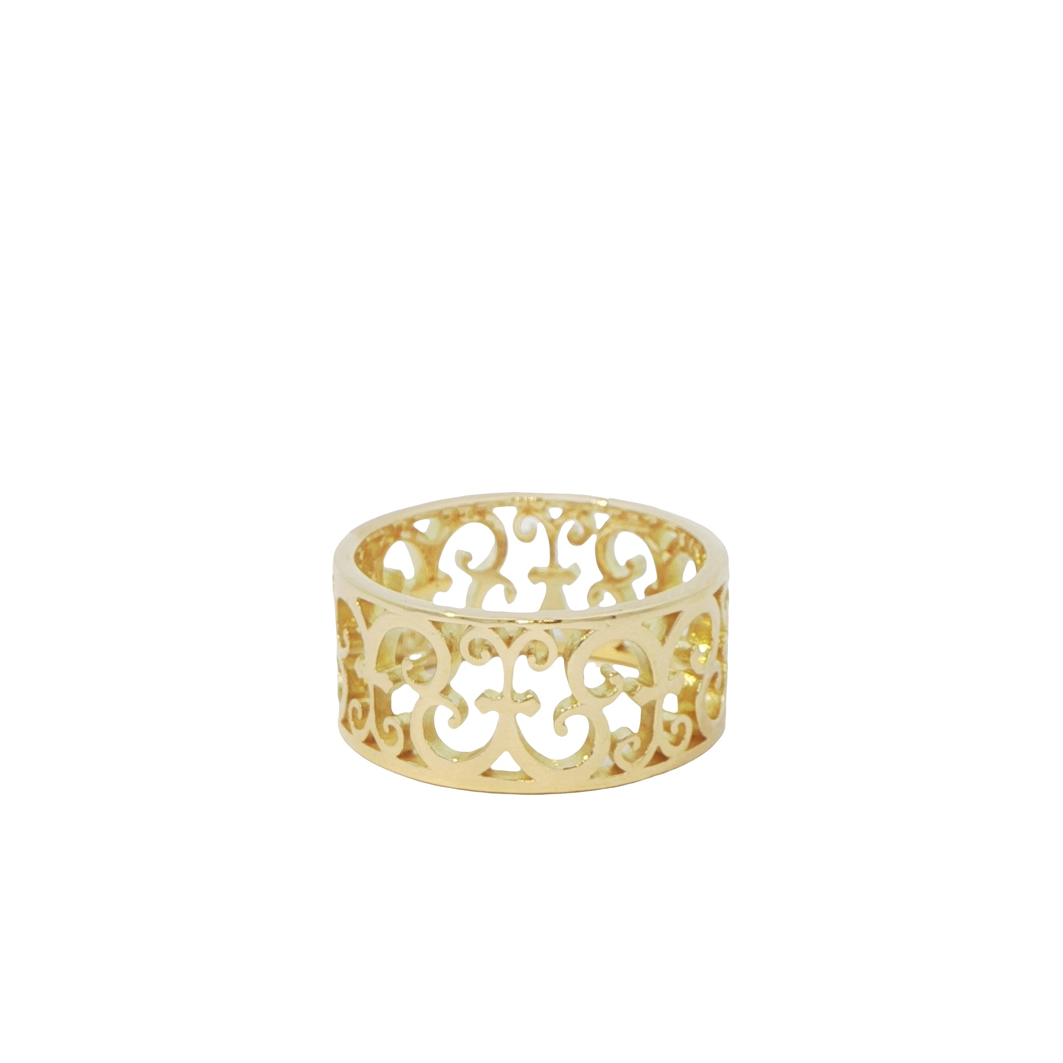 18 Carat Yellow Gold Tiffany & Co. Enchant Wide Ring