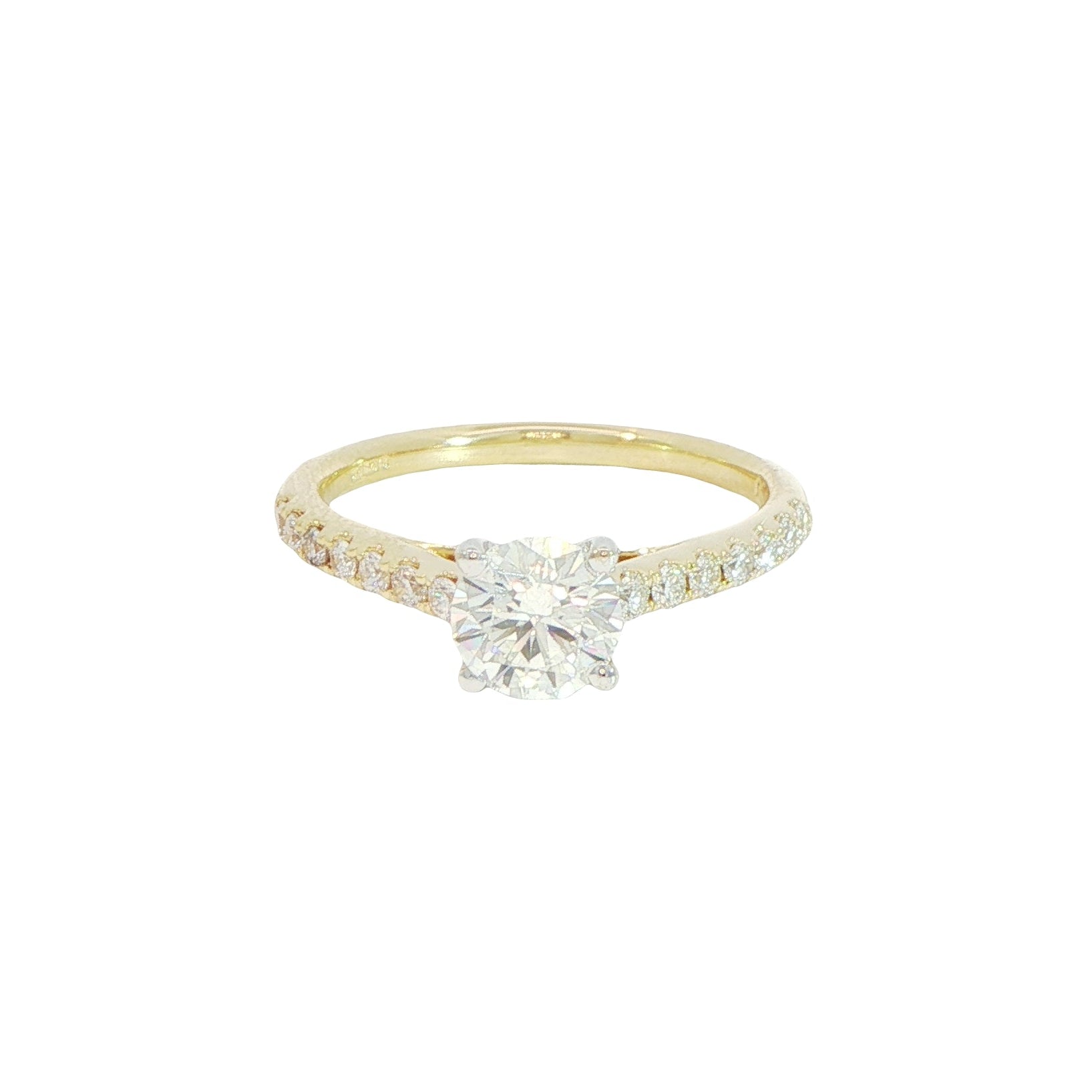 18 Carat Yellow Gold Diamond Ring