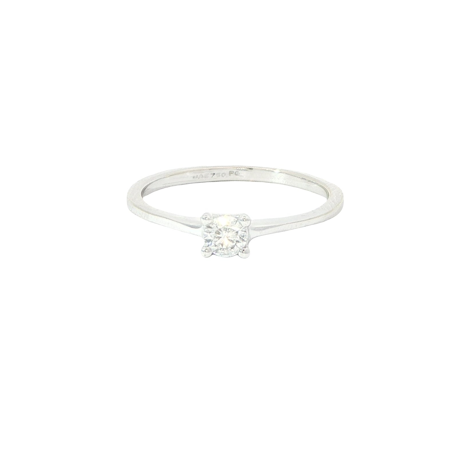 18 Carat White Gold Diamond Solitaire