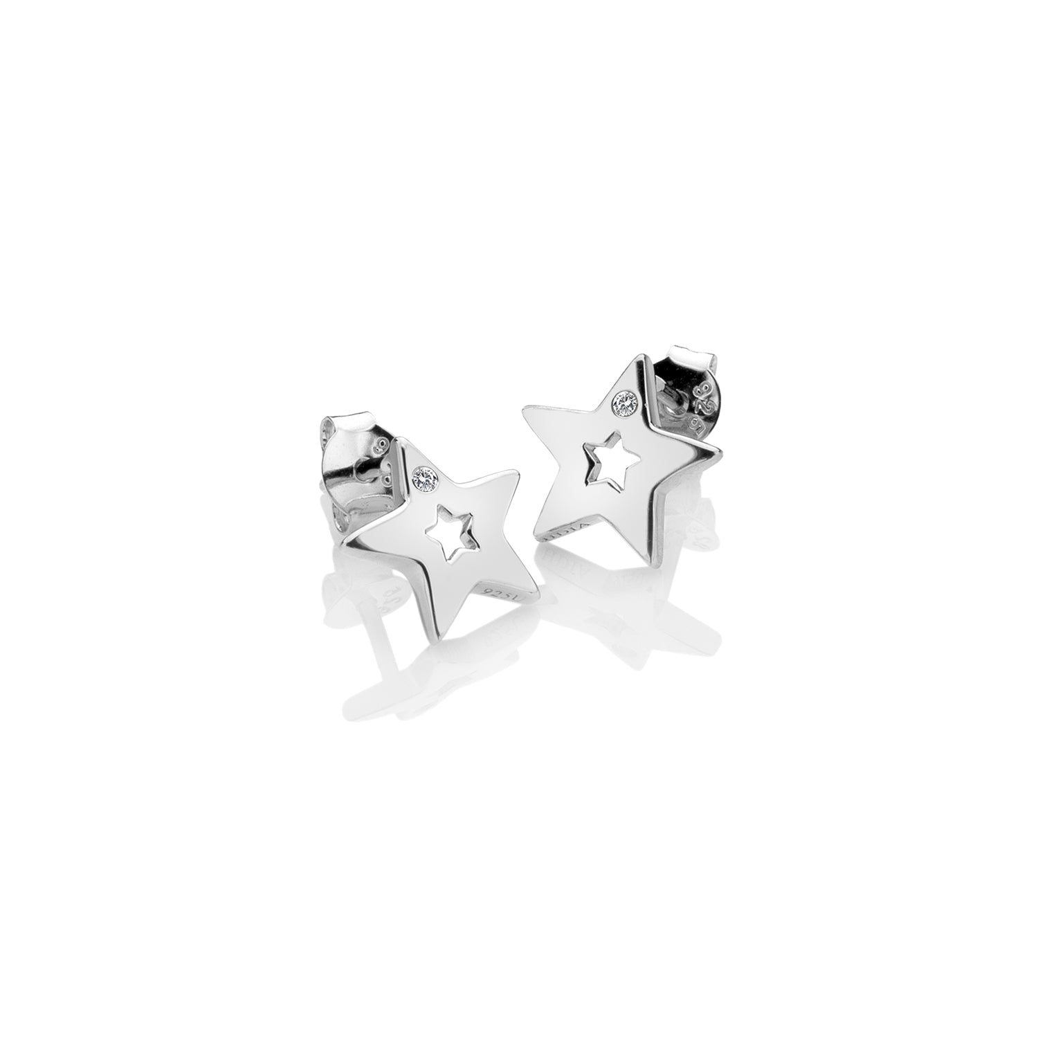 Hot Diamonds Cut Out Star Studs