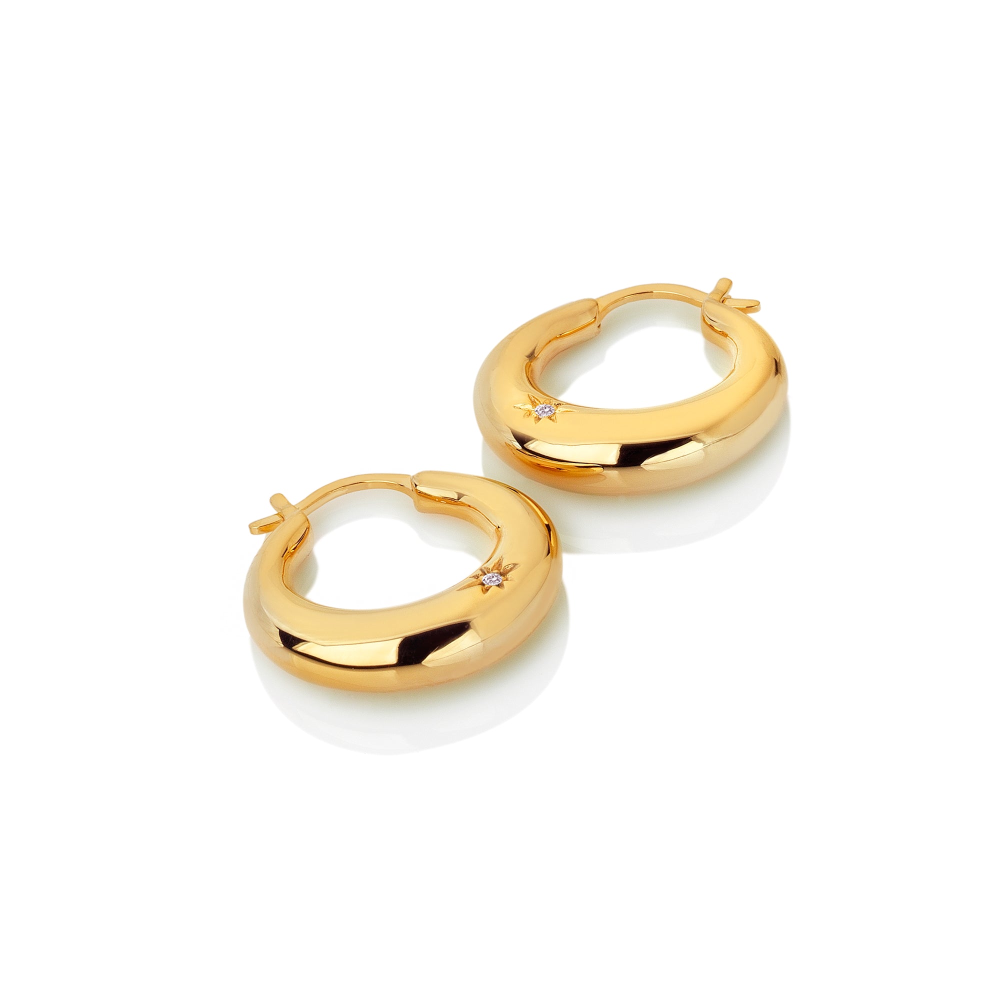 Hot Diamonds X Jac Jossa Soul Gold plated Hoops