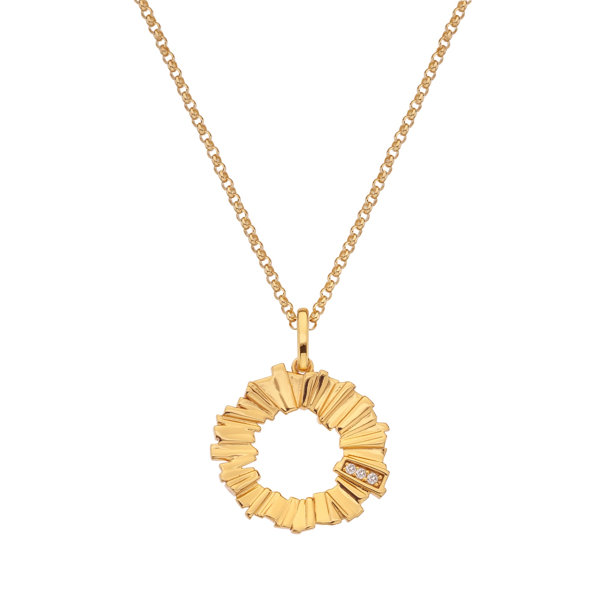 Hot Diamonds X Golden Edit Believe Pendant