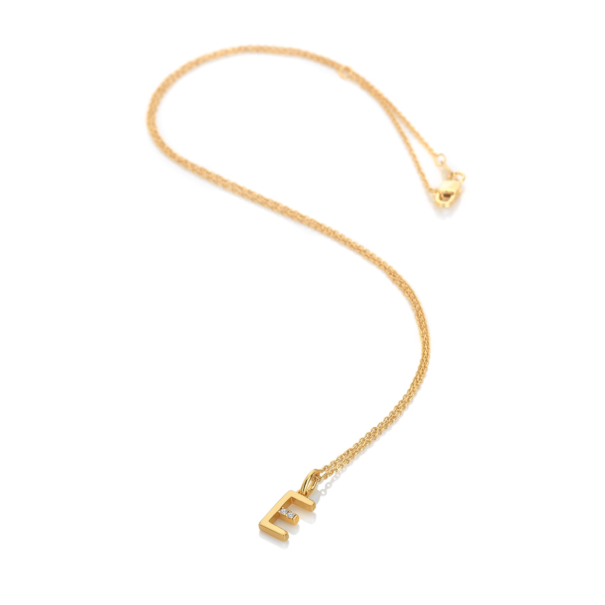 Hot Diamonds X Golden Edit Letter Pendant