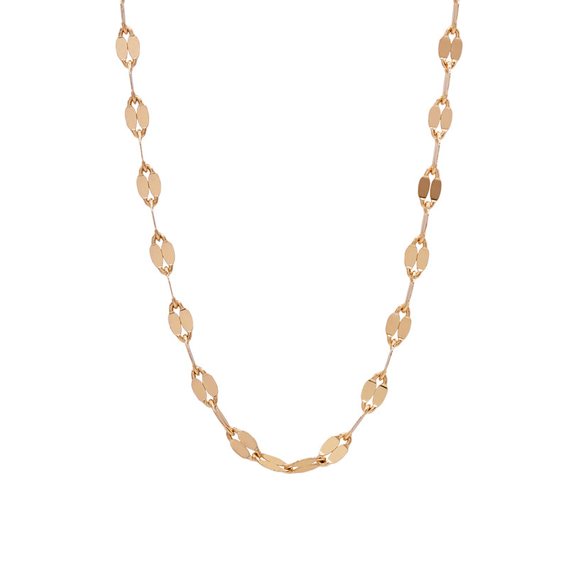 Silver Yellow Gold Plated Chain