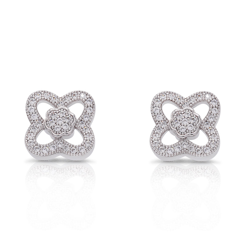 Silver Cubic Zirconia Earrings