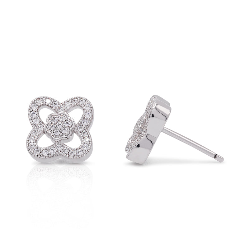 Silver Cubic Zirconia Earrings