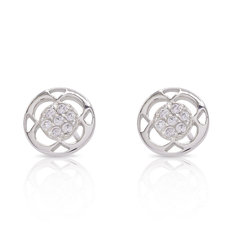 Silver Cubic Zirconia Earrings