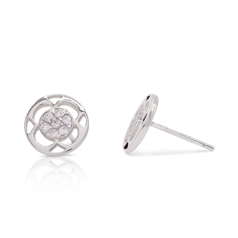 Silver Cubic Zirconia Earrings