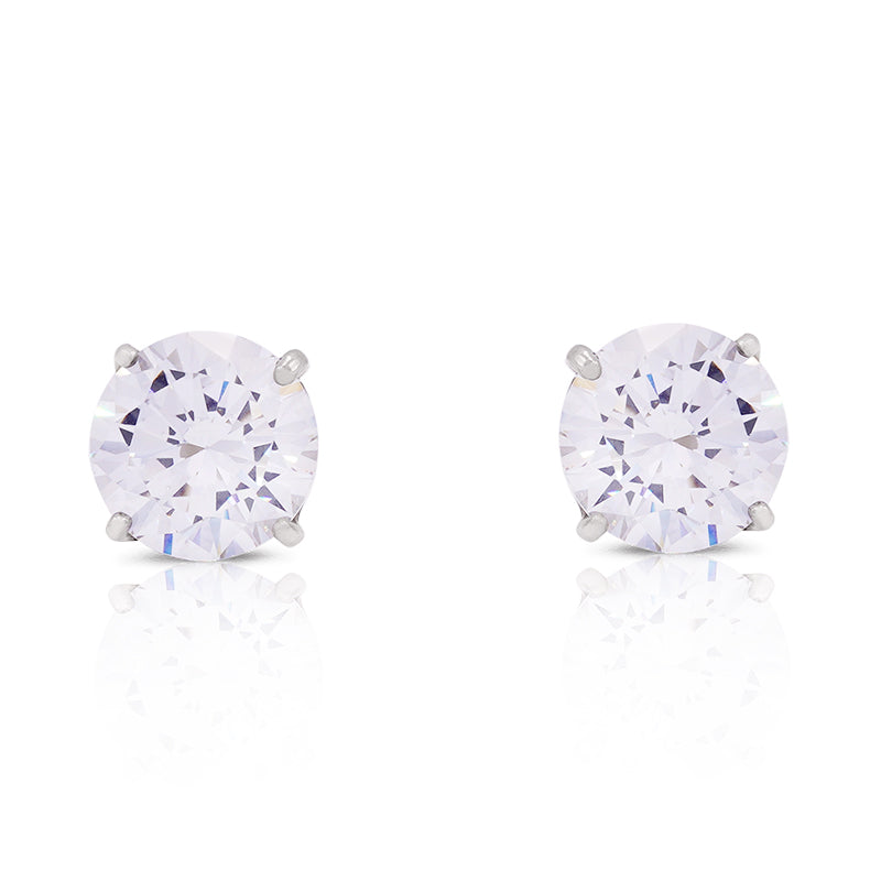 Silver Cubic Zirconia Earrings