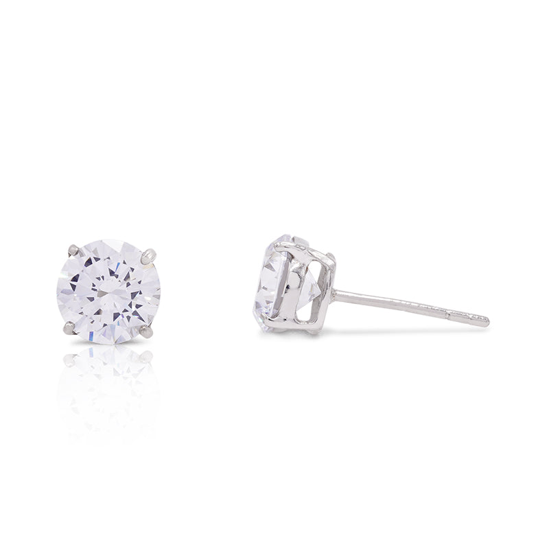 Silver Cubic Zirconia Earrings