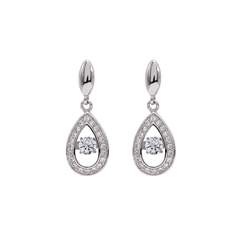 Silver Cubic Zirconia Earrings