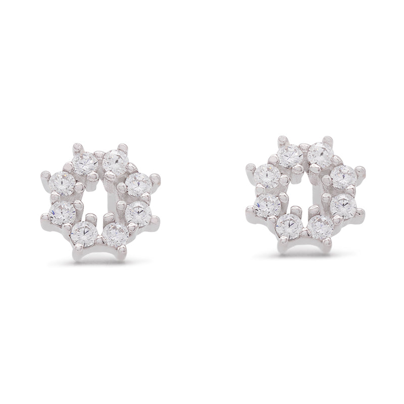 Silver Cubic Zirconia Earrings