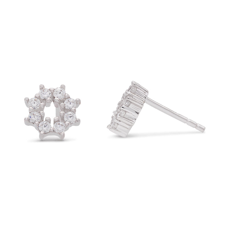 Silver Cubic Zirconia Earrings