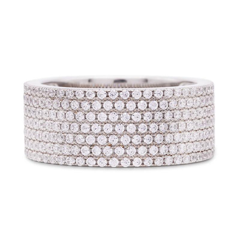 Silver Cubic Zirconia Ring