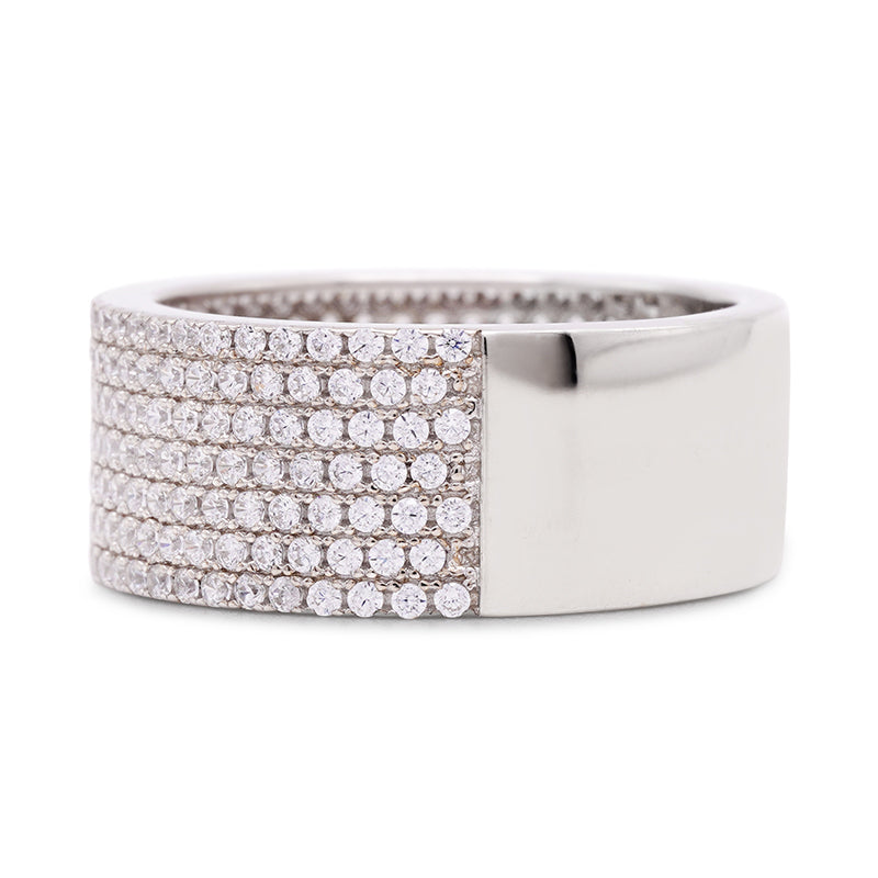 Silver Cubic Zirconia Ring
