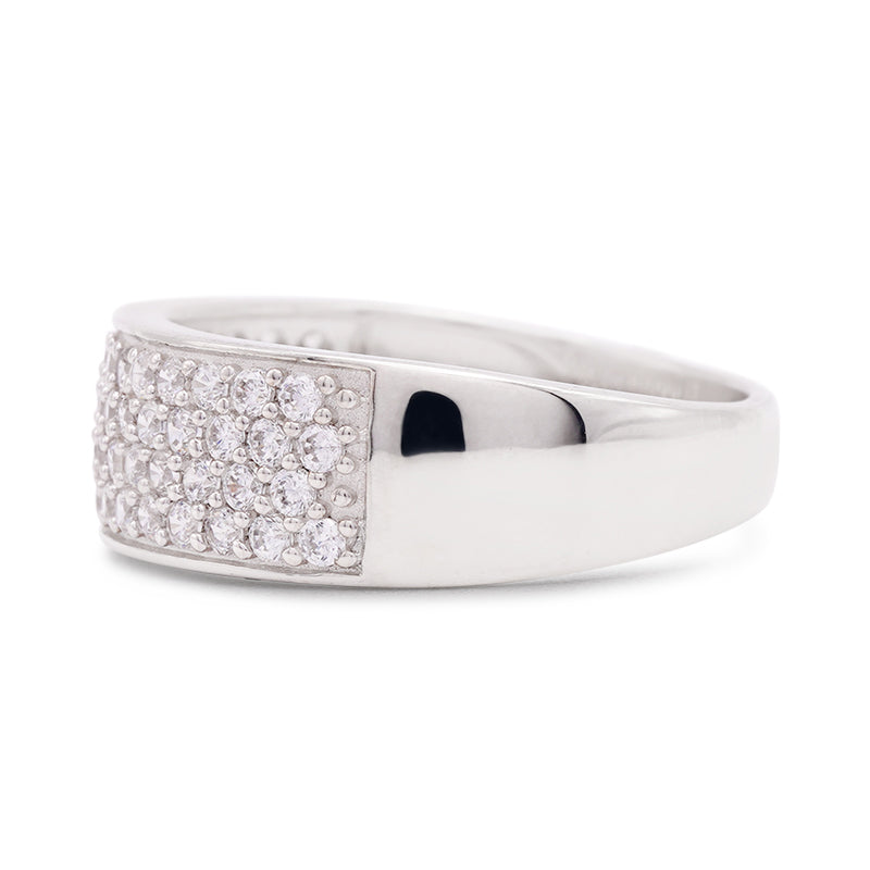 Silver Cubic Zirconia Ring