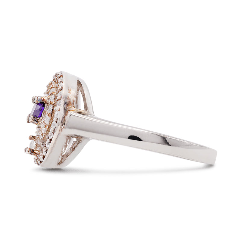 Silver Cubic Zirconia Ring