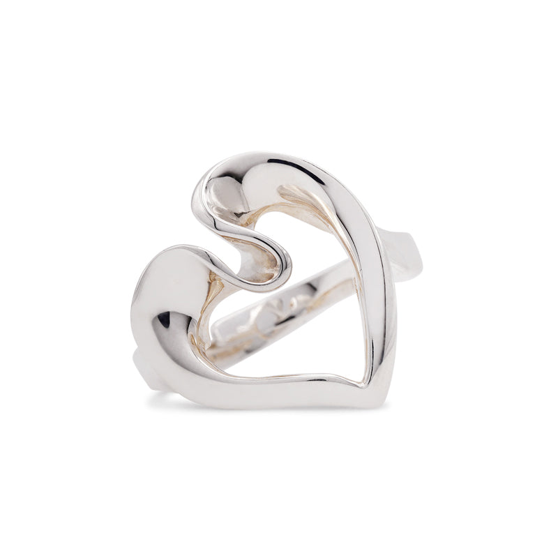 Silver Heart Ring