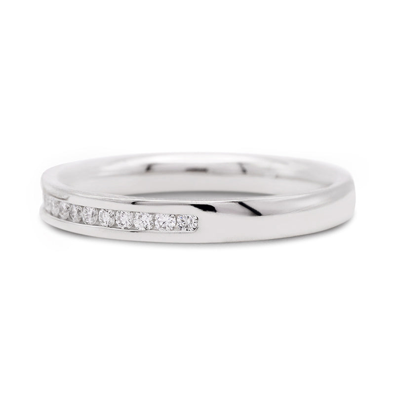 Platinum Half Eternity Diamond Ring