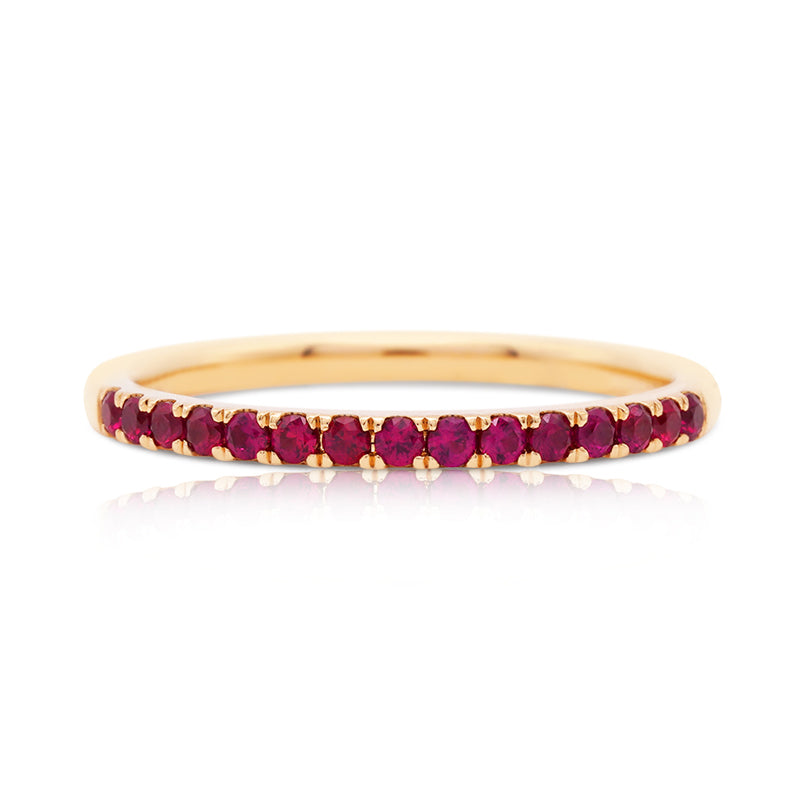 18 Carat Yellow Gold Ruby Ring