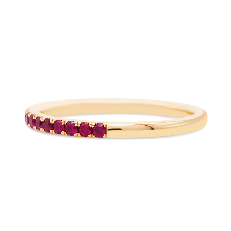 18 Carat Yellow Gold Ruby Ring