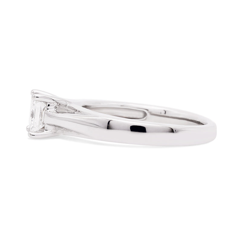 Platinum Princess Cut Diamond Ring