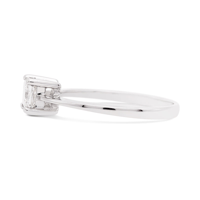 Platinum Princess Cut Diamond Ring