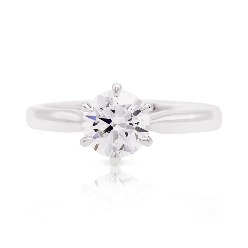 18 Carat White Gold Laboratory Grown Diamond Ring