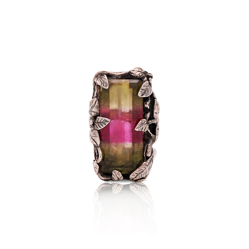 Silver Tourmaline Dress Ring