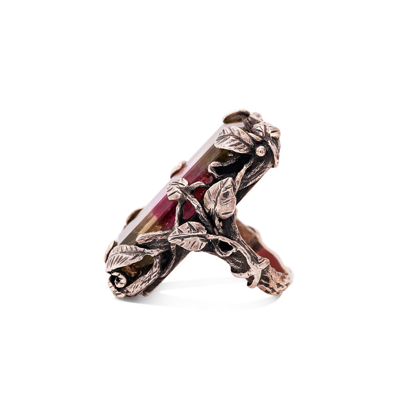 Silver Tourmaline Dress Ring
