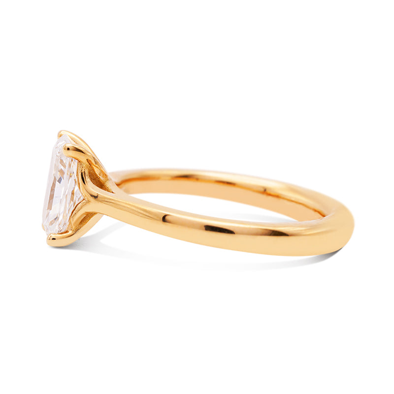 18 Carat Yellow Gold Laboratory Grown Diamond Solitaire - 1.50ct