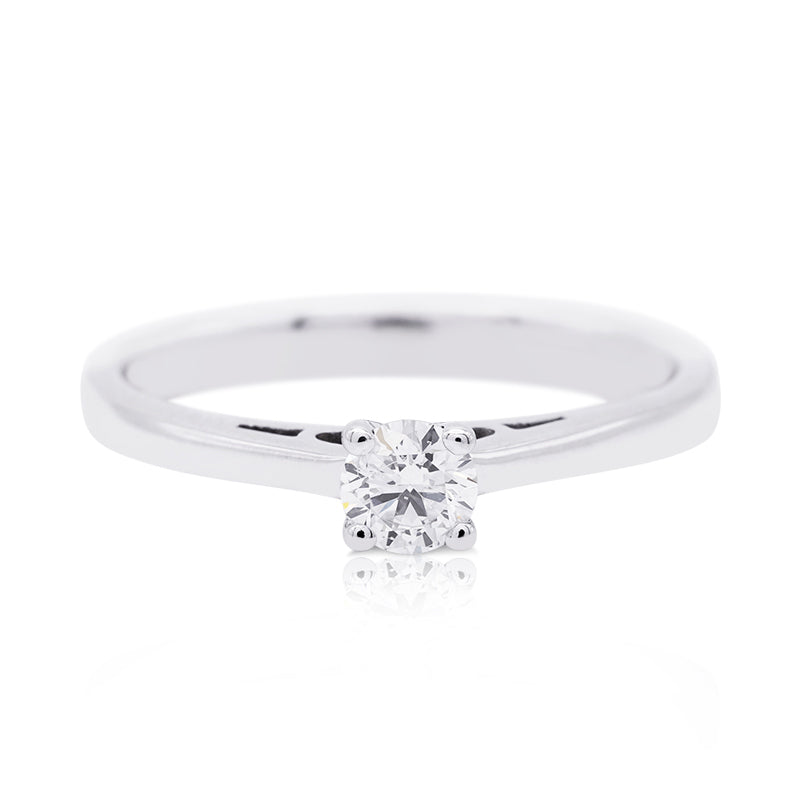 18 Carat White Gold Diamond Solitaire