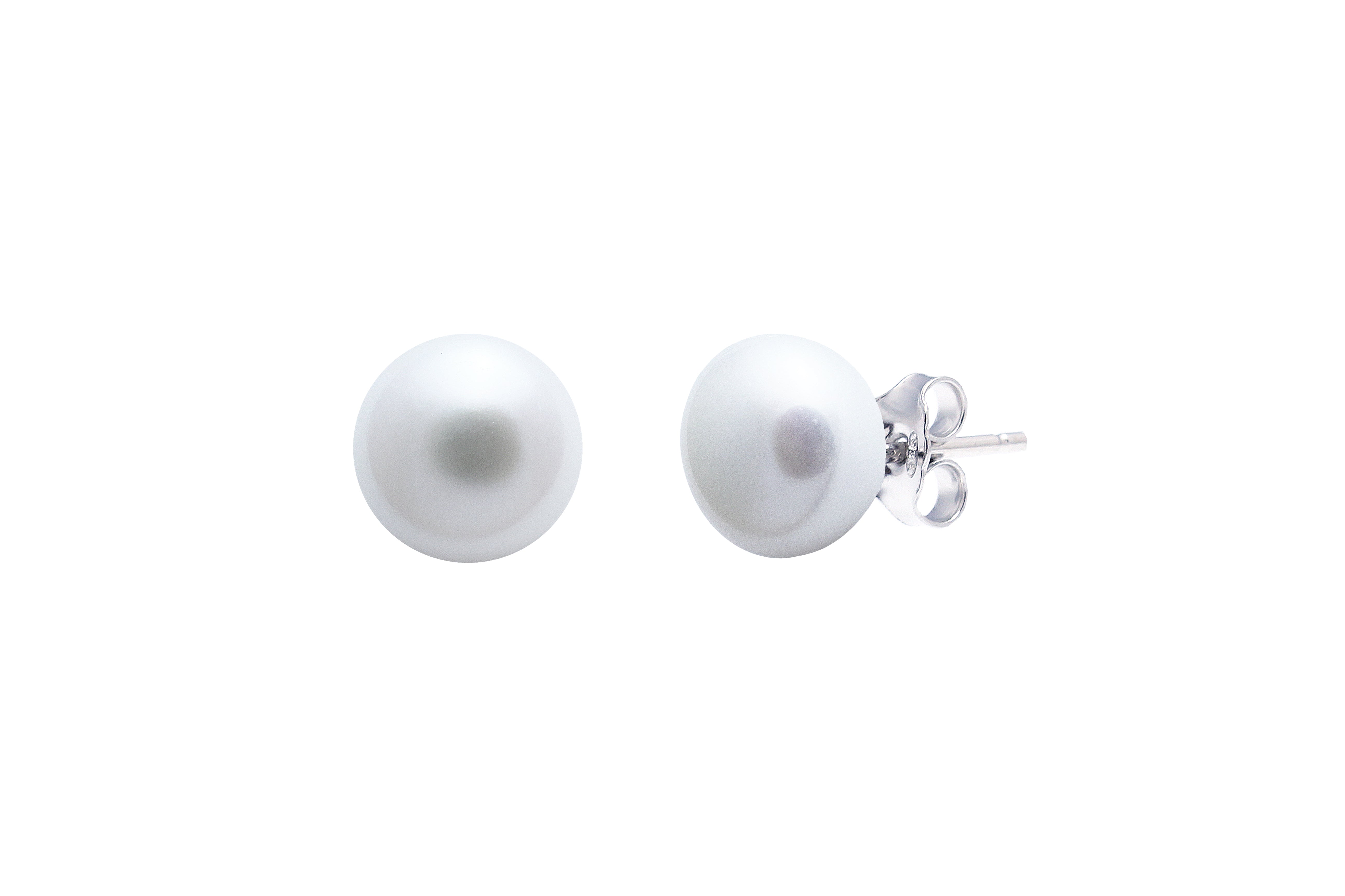 Sterling Silver 7mm Freshwater Pearl Stud Earrings