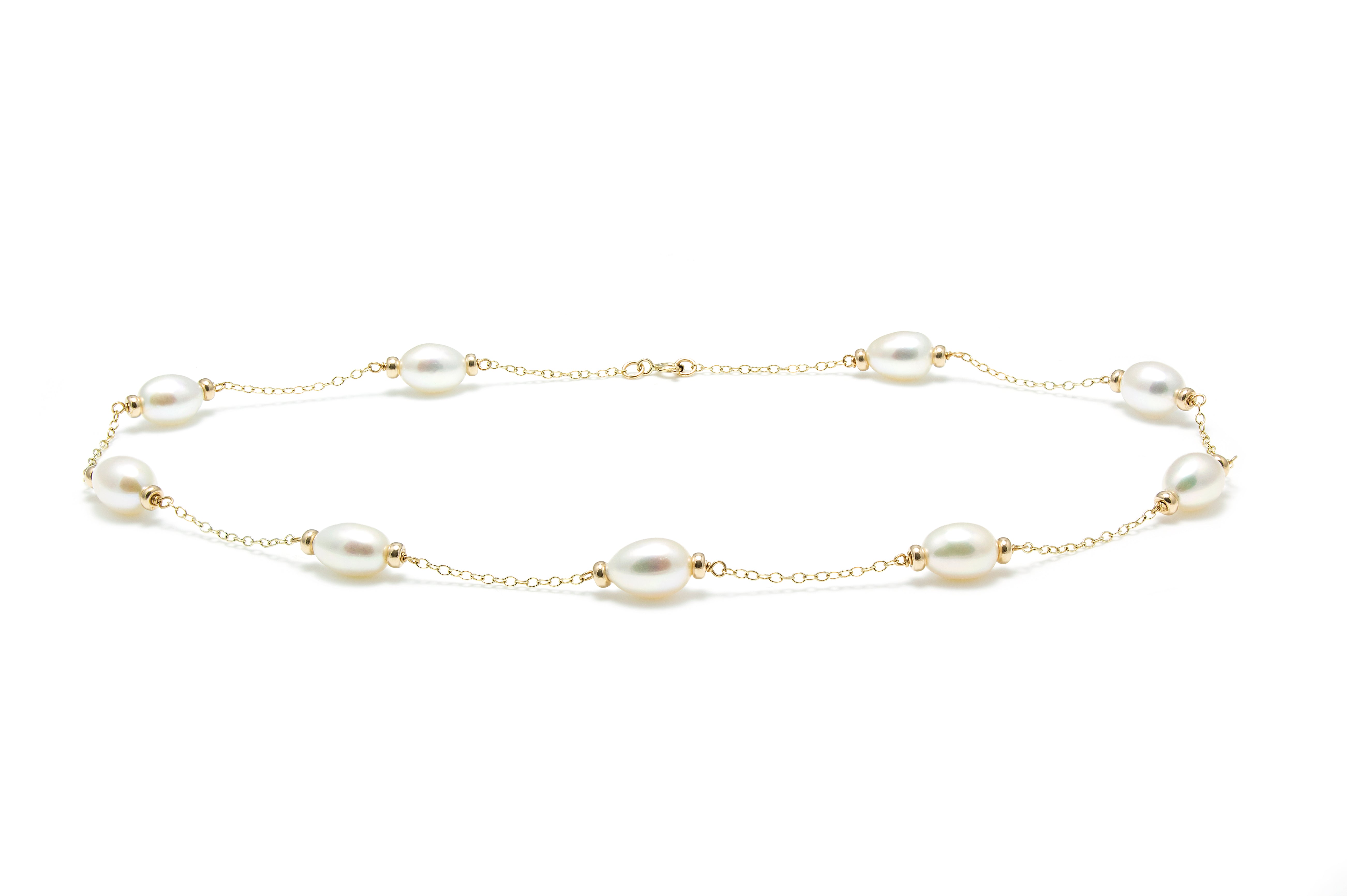 9ct Gold Freshwater Pearl Necklace