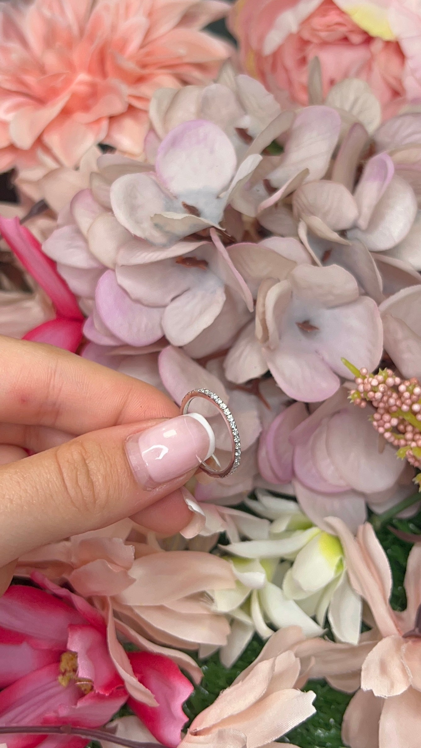 18 Carat White Gold Diamond Full Eternity Ring