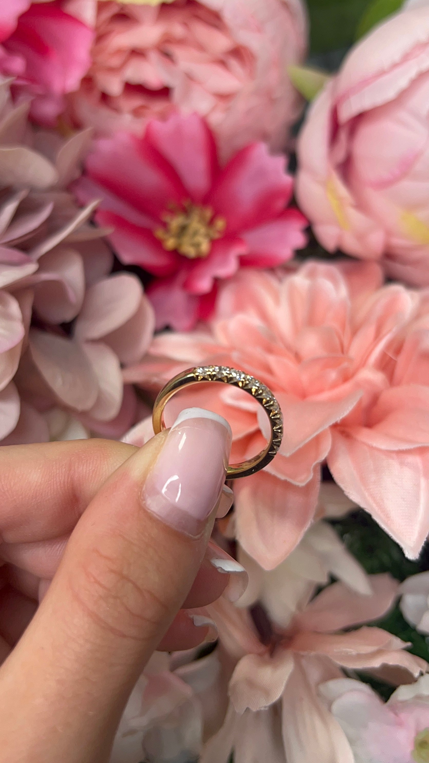 18 Carat Yellow Gold Diamond Ring