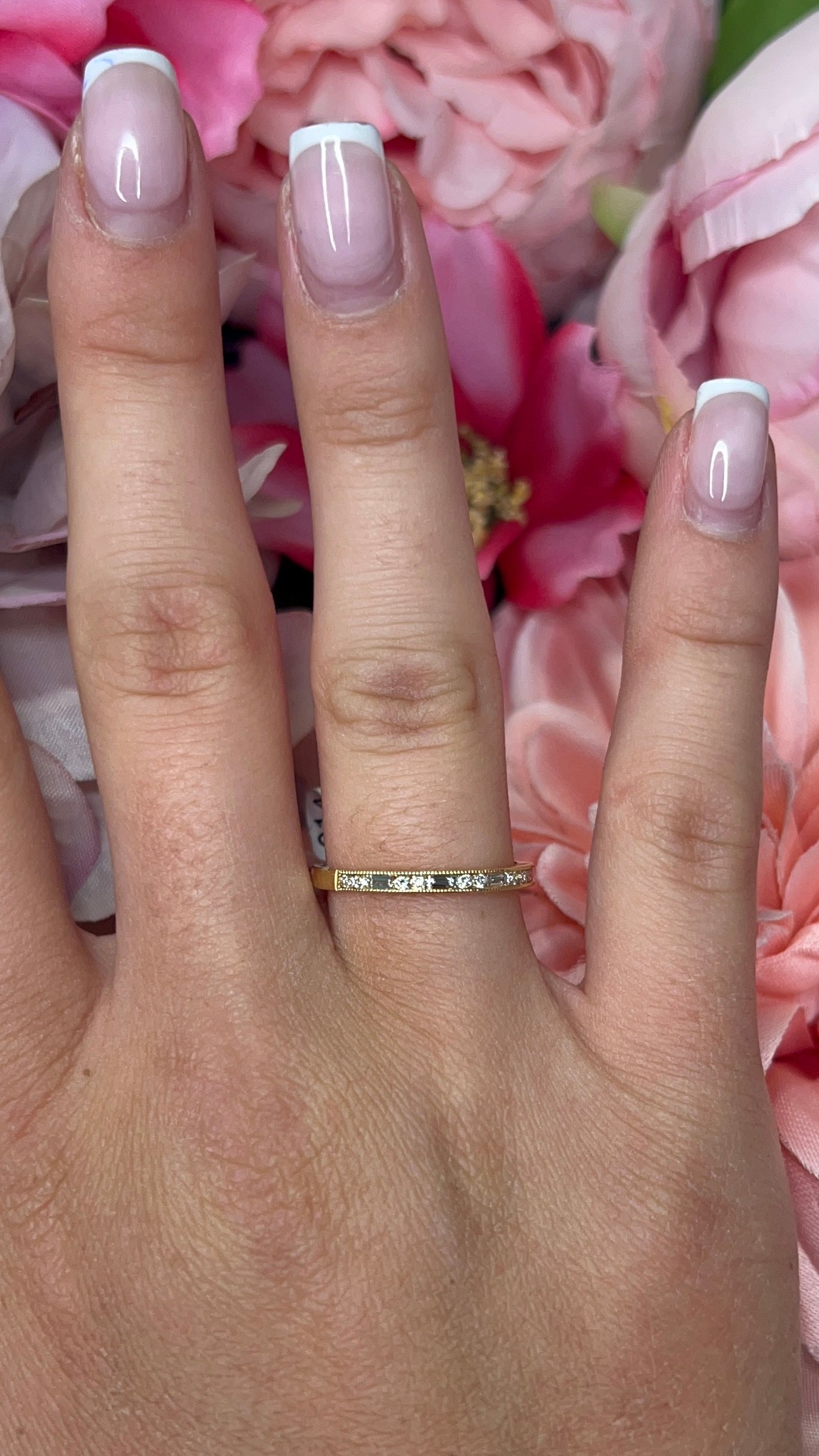 18 Carat Yellow Gold Diamond Half Eternity Ring