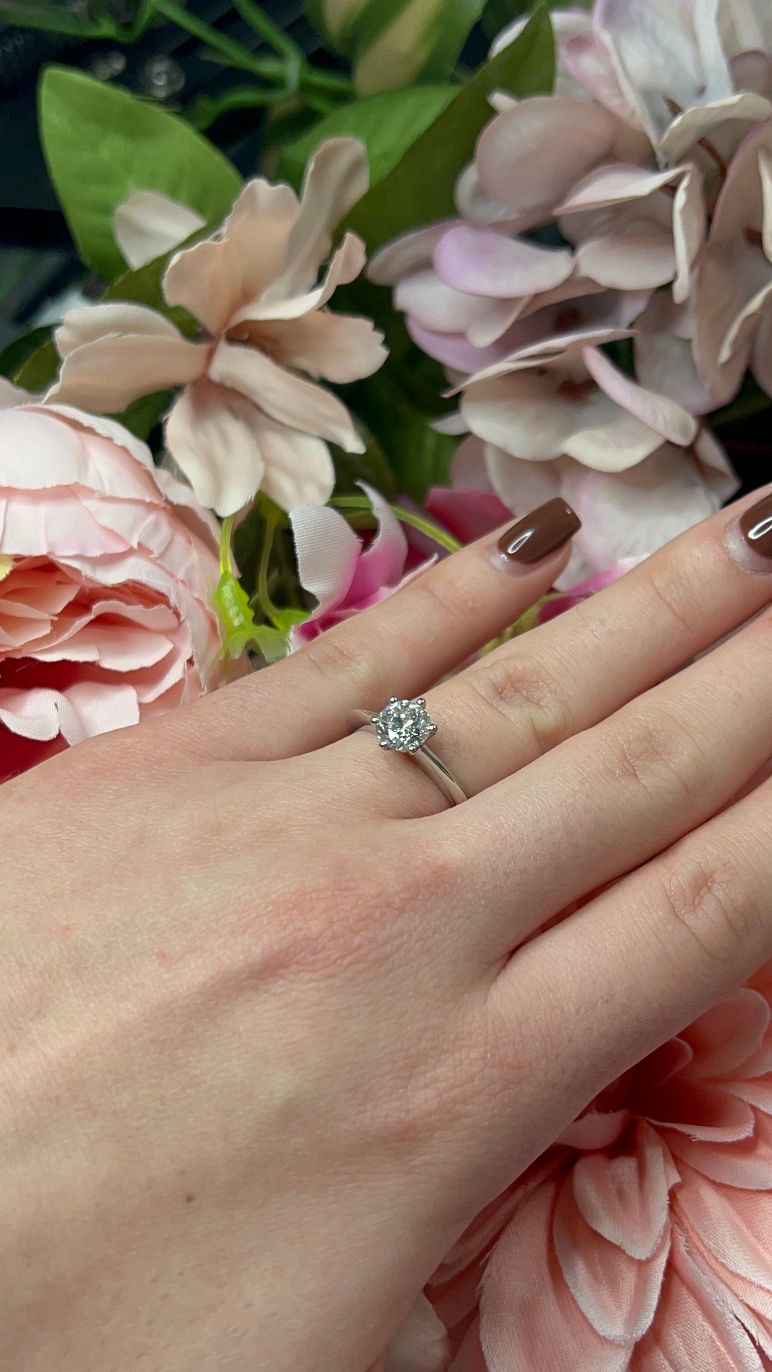 Platinum Laboratory Grown Diamond Ring