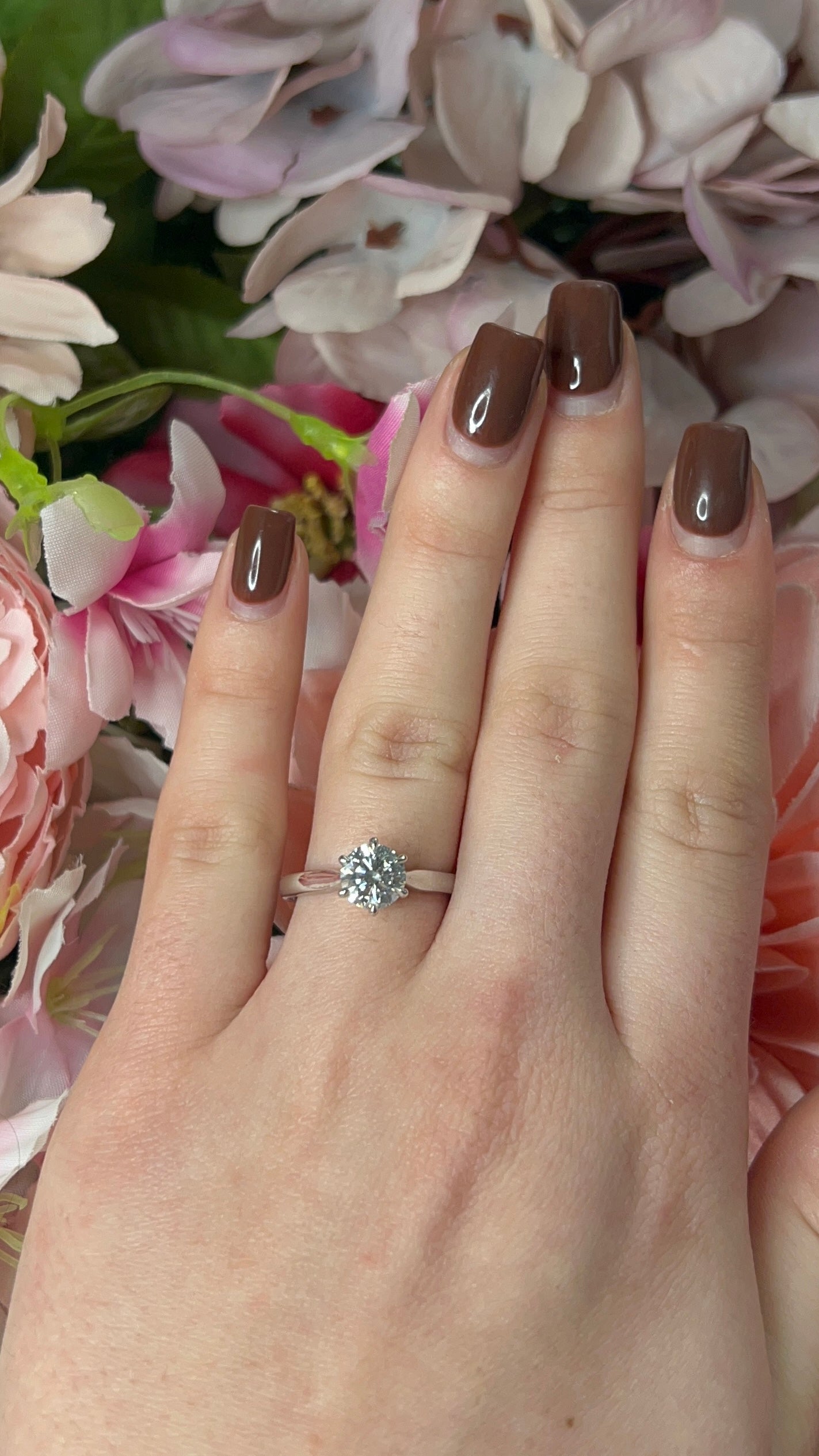 18 Carat White Gold Laboratory Grown Diamond Ring