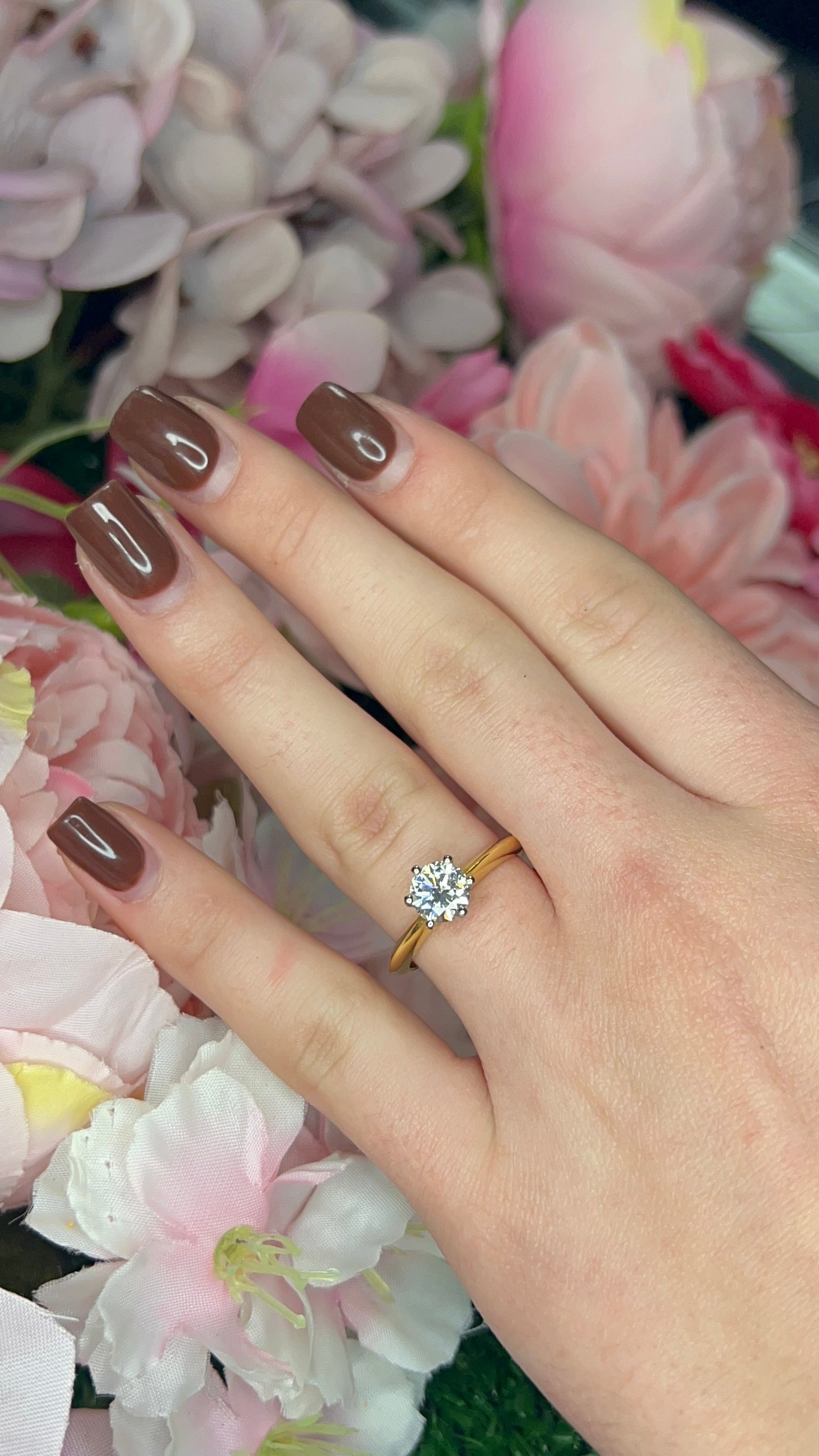 18 Carat Yellow Gold Laboratory Grown Diamond Solitaire