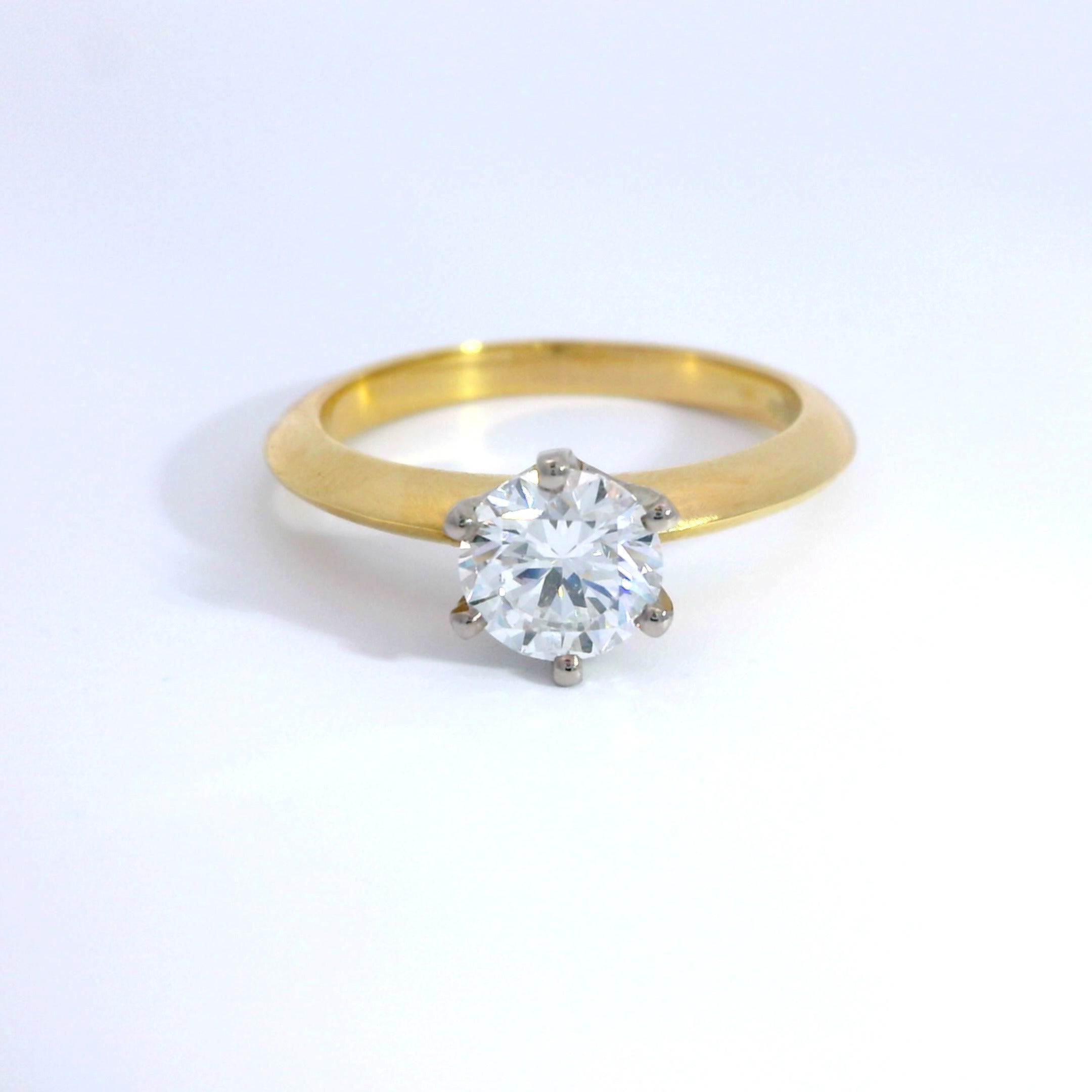 18 Carat Yellow Gold Laboratory Grown Diamond Solitaire