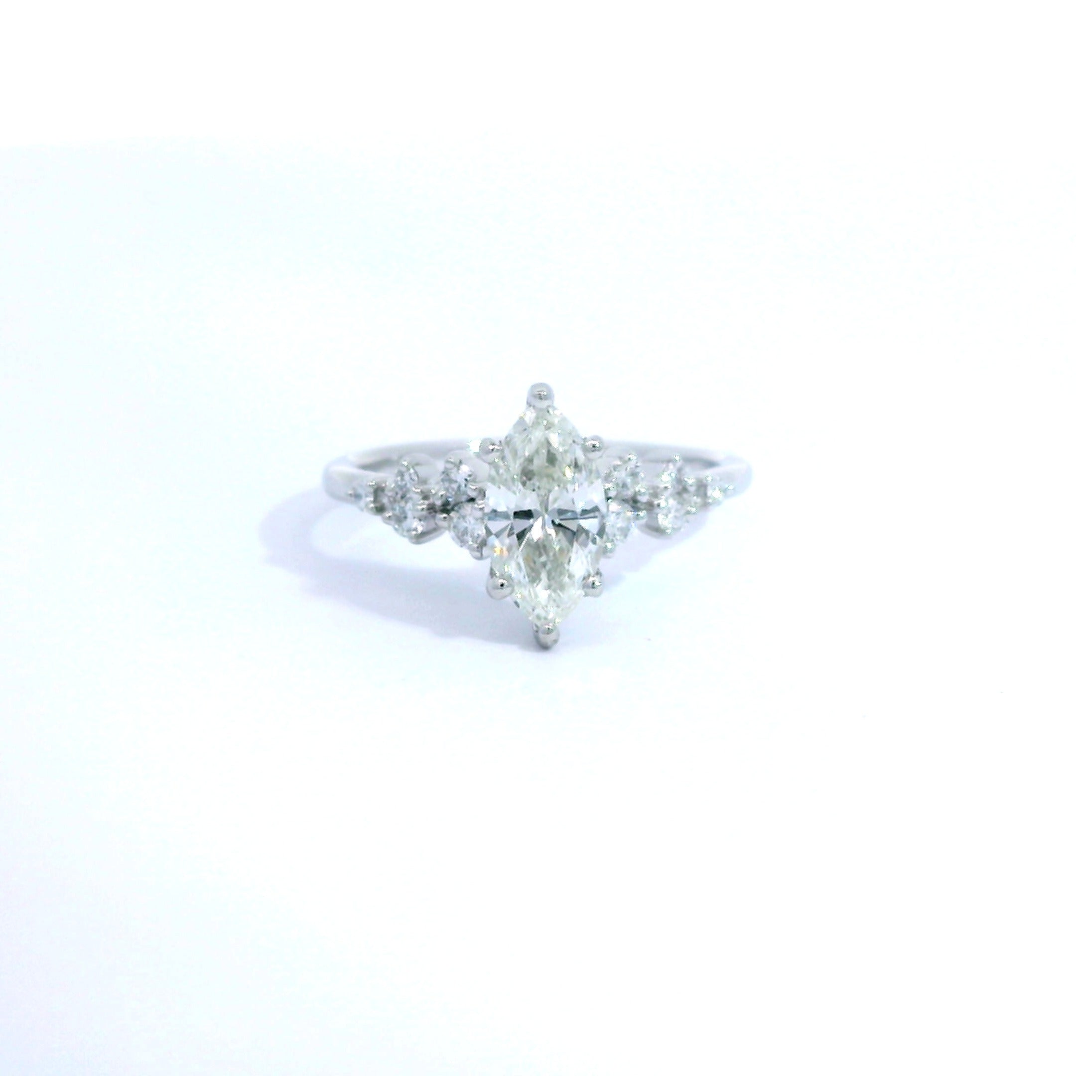 Platinum Marquise Diamond Ring