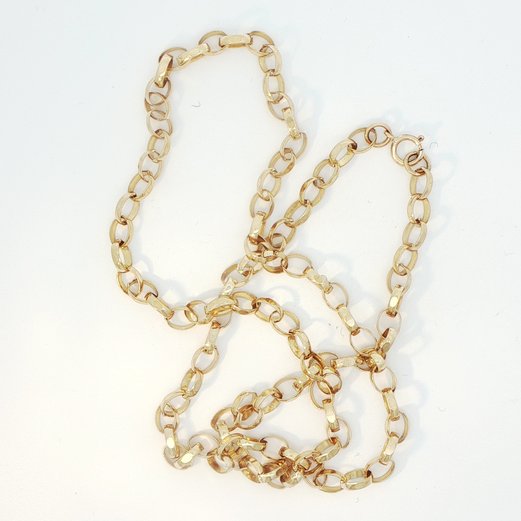 9 Carat Yellow Gold Belcher Chain