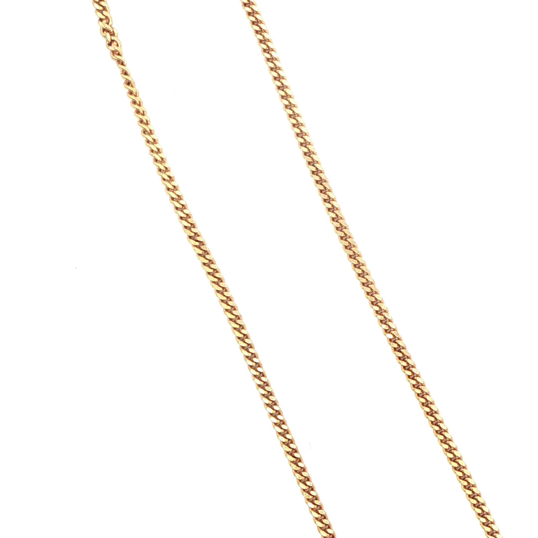 9 Carat Yellow Gold Fine Curb Chain