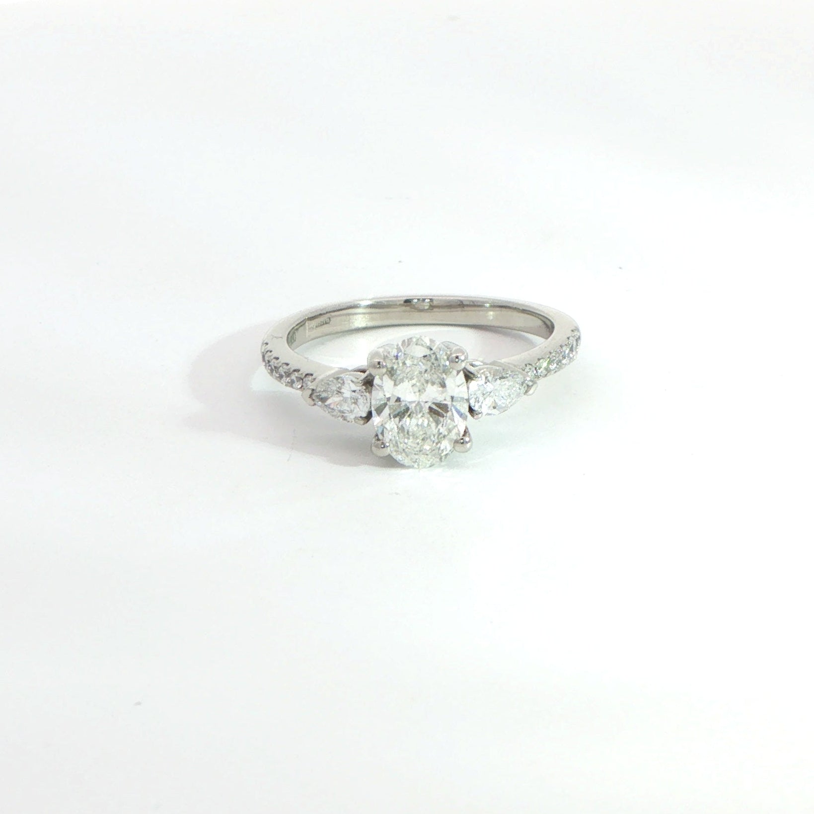 Platinum Laboratory Grown Diamond Ring 1.10ct