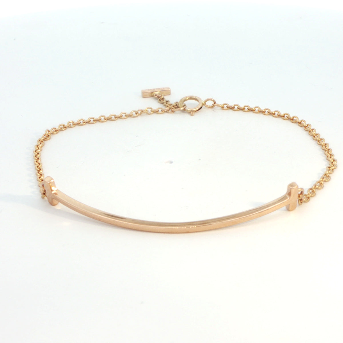 18 Carat Yellow Gold Tiffany & Co. T Smile Bracelet