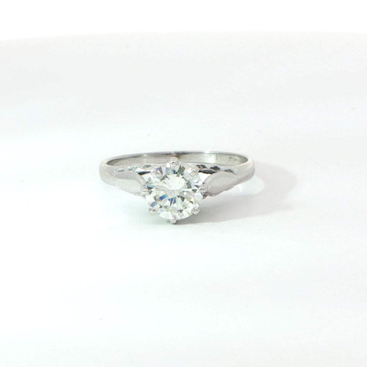 18 Carat White Gold Diamond Solitaire 0.90ct