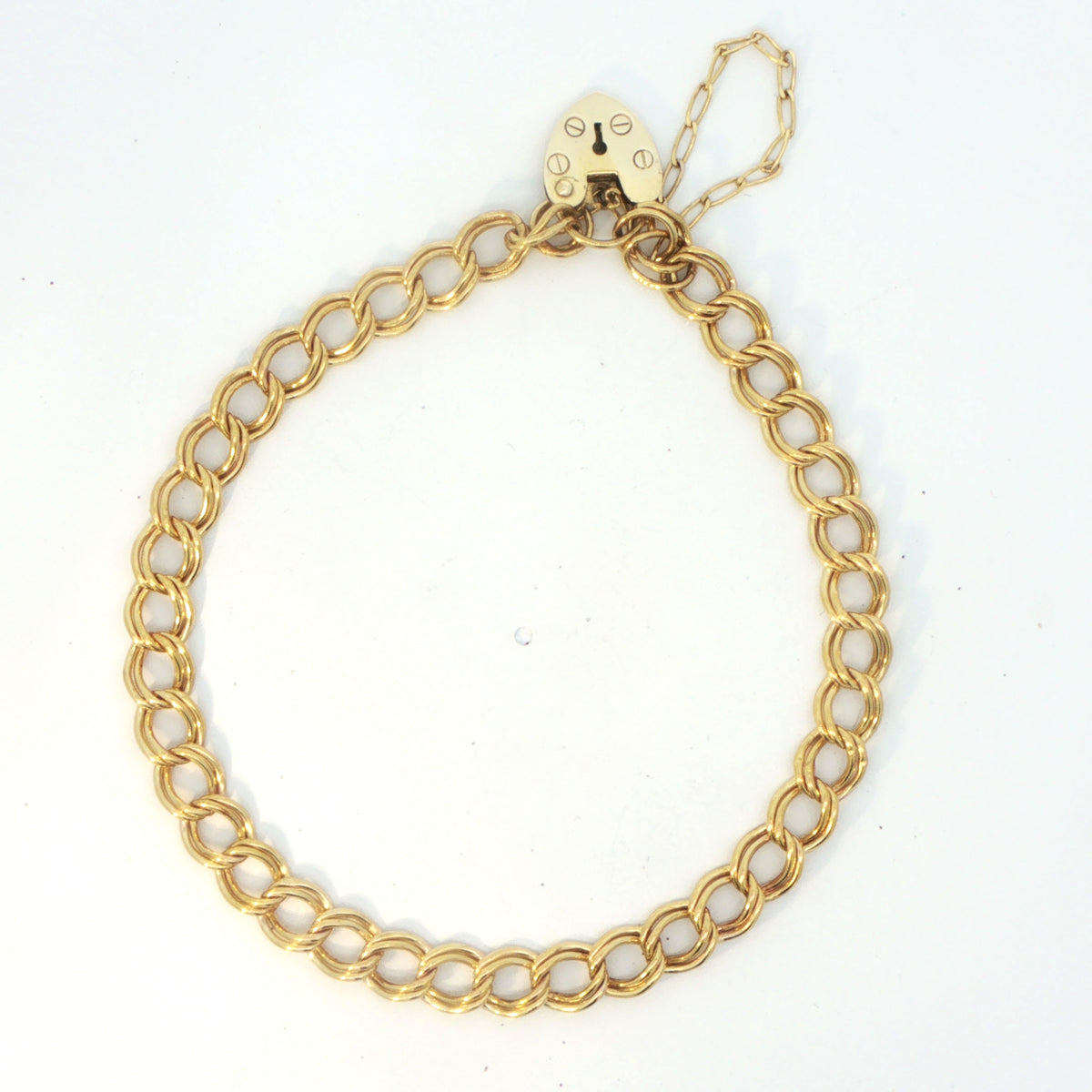 9 Carat Yellow Gold Chain Bracelet