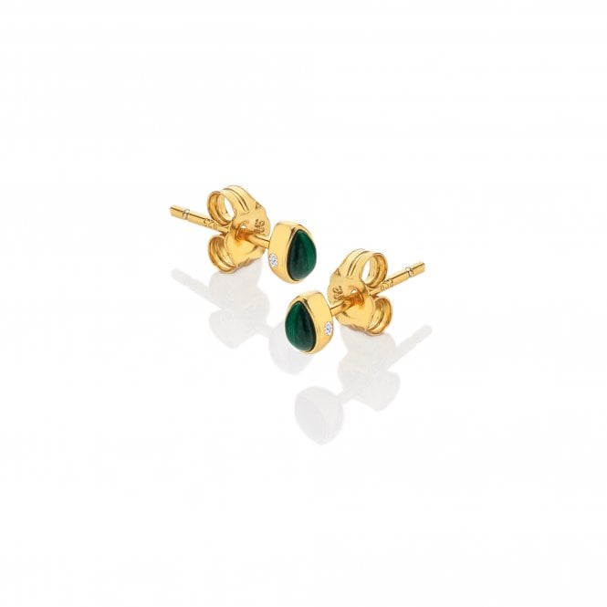Hot Diamonds X Golden Edit Revive Teardrop Studs