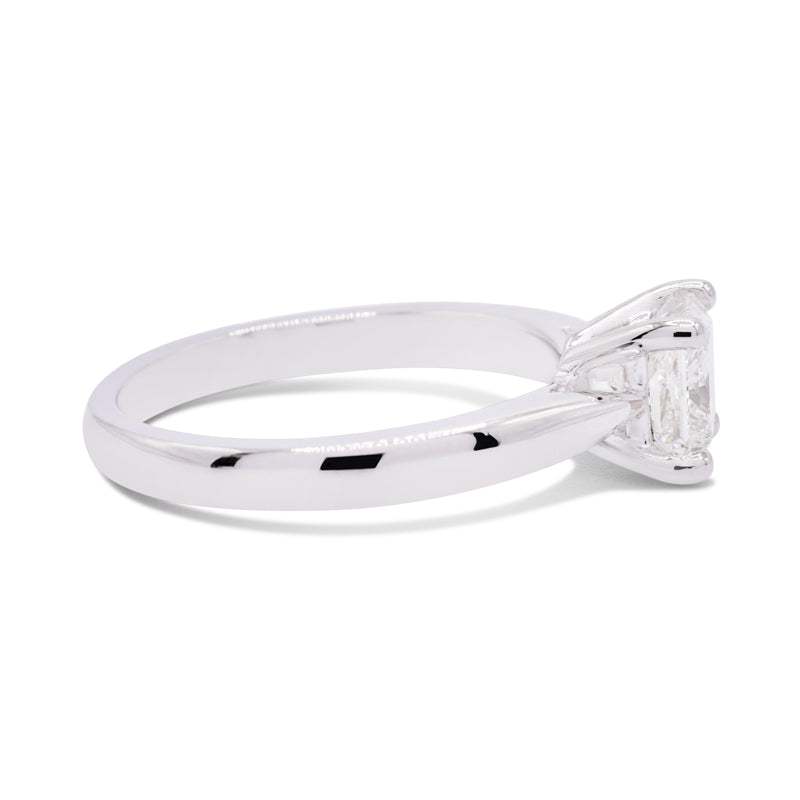 Platinum Princess Cut 1.02ct Diamond Solitaire Ring